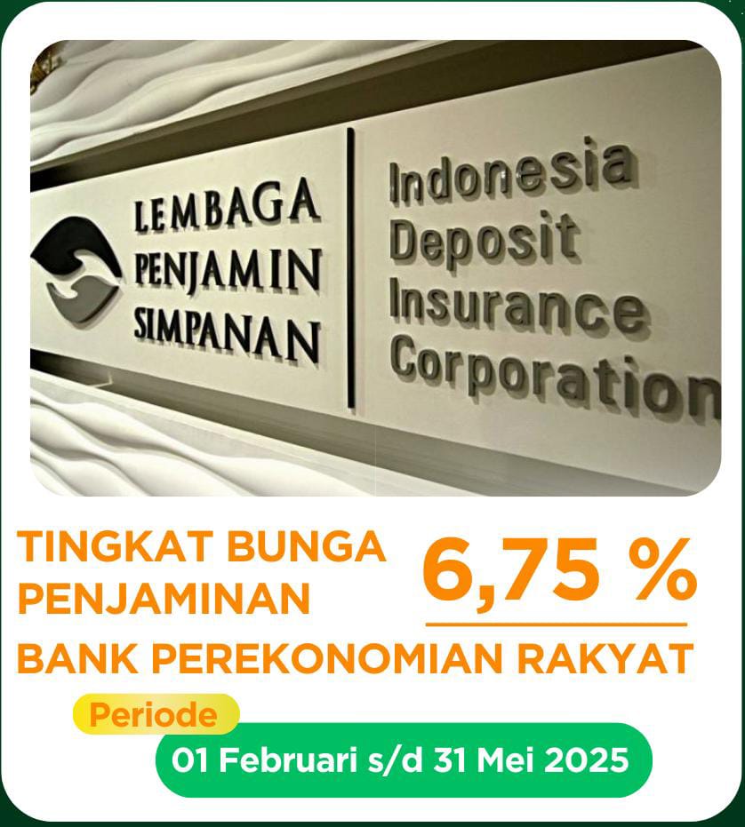 PENETAPAN TINGKAT BUNGA PENJAMINAN UNTUK SIMPANAN DI BANK PEREKONOMIAN RAKYAT